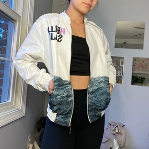 Printed Bomber Jacket, lightweight